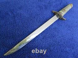 Original Late Ww2 Japanese Imperial Navy Dagger And Scabbard