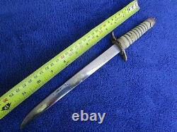 Original Late Ww2 Japanese Imperial Navy Dagger And Scabbard