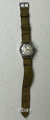 Original Seikosha (SEIKO) WW2 Imperial Japanese Army Officer's Watch Working