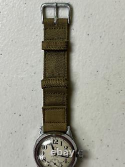 Original Seikosha (SEIKO) WW2 Imperial Japanese Army Officer's Watch Working