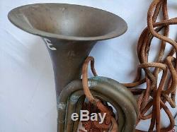 Original WW2 II Japanese Imperial Military Brass Bugle Trumpet Japan-b1010