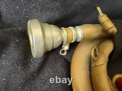 Original WW2 II Japanese Imperial Military Brass Bugle Trumpet Japan -g0507