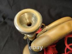 Original WW2 II Japanese Imperial Military Brass Bugle Trumpet Japan -g0507