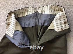 Original WW2 IJA Imperial Japanese Army Officer Uniform Breeches Pants Trousers