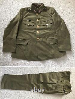 Original WW2 IJA Imperial Japanese Army Type 98 Officer Uniform Tunic & Pants