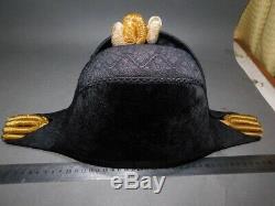 Original WW2 IJN Imperial Japanese Navy Dress Ceremonial Uniform Bicorne Hat Cap