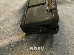 Original WW2 Imperial Japanese Army Leather Front Double Pocket Ammo Pouch