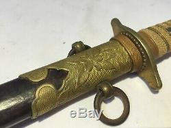 Original WW2 Imperial Japanese Army Navy dagger short sword Katana antique