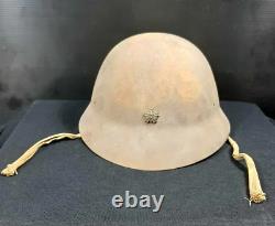 Original WW2 Imperial Japanese Army iron Helmet Shell For Police Japan Rare