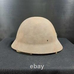 Original WW2 Imperial Japanese Army iron Helmet Shell For Police Japan Rare