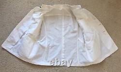 Original WW2 Imperial Japanese Police Officer Summer White Uniform Tunic Jacket