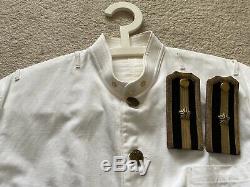 Original WW2 Imperial Japanese Police Officer Summer White Uniform Tunic Jacket