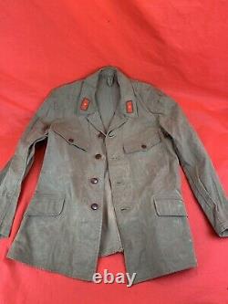Original WW2 Imperial Japanese Tropical Jacket Pvt. 2nd Class 1944