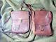 Original Ww2 World War 2 Imperial Japanese Army Leather Bag 2 Bags