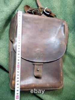 Original WW2 World War 2 Imperial Japanese Army Leather Bag 2 bags