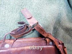 Original WW2 World War 2 Imperial Japanese Army Leather Bag 2 bags