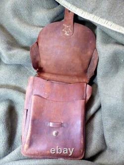 Original WW2 World War 2 Imperial Japanese Army Leather Bag 2 bags