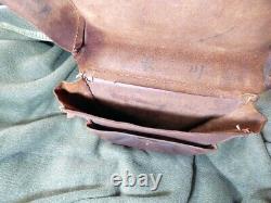 Original WW2 World War 2 Imperial Japanese Army Leather Bag 2 bags