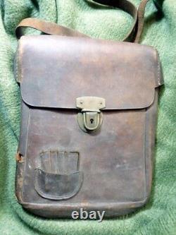 Original WW2 World War 2 Imperial Japanese Army Leather Bag 2 bags