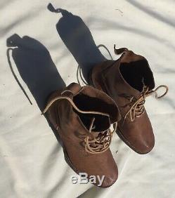 Original WWII Imperial Japanese Army Combat Boots Shoes Exceptional Condition