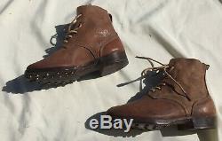 Original WWII Imperial Japanese Army Combat Boots Shoes Exceptional Condition