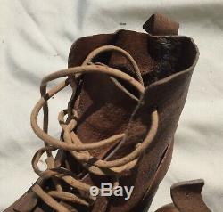 Original WWII Imperial Japanese Army Combat Boots Shoes Exceptional Condition