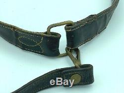 Original WWII Imperial Japanese Army Leather Sword Belt with Sling Strap Japan
