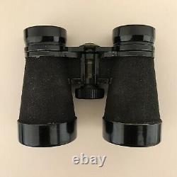 Original WWII Imperial Japanese Army NCO Binoculars with Canvas Web Case & Strap