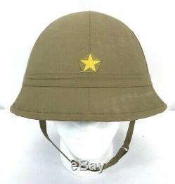 Original WWII Imperial Japanese Army Officers Pith Helmet Named