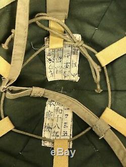 Original WWII Imperial Japanese Army Officers Pith Helmet Named