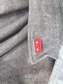 Original WWII Imperial Japanese Army Type 3 Overcoat Museum Quality