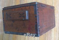 Original WWII Imperial Japanese Navy Naval Aviation Wood Aerial Fuse Box