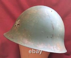 Original WWII / WW2 Era Imperial Japanese Army T90 Combat Helmet Shell & Star