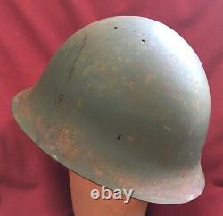 Original WWII / WW2 Era Imperial Japanese Army T90 Combat Helmet Shell & Star
