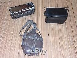 Original Ww2 Imperial Japanese Army Officer's Mess Kits And Infantry Canteen-lot