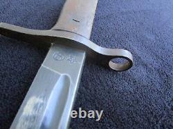 Original Ww2 Japan Imperial Type 30 Bayonet And Scabbard Maker Kaneshiro Nagoya