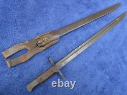 Original Ww2 Japanese Imperial Type 30 Arisaka Bayonet And Scabbard With Frog