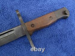 Original Ww2 Japanese Imperial Type 30 Arisaka Bayonet And Scabbard With Frog