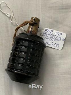 Original ww2 wwll imperial japanese army IJA type97 inert grenade EXTREMELY RARE