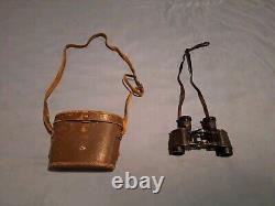 Possible Imperial Japanese Army Orion Binoculars 6X24 with Leather Carrying Case