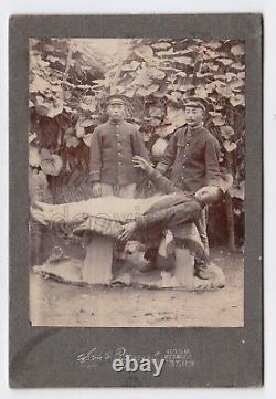 Post Mortem WWII Japan Imperial Japanese Army Funeral China antique arcade photo