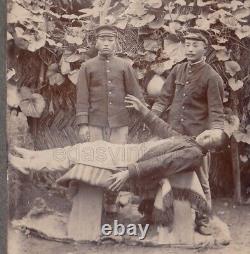 Post Mortem WWII Japan Imperial Japanese Army Funeral China antique arcade photo