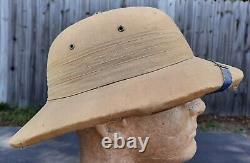 Pre WWII China Pith Sun Helmet Cork Unknown Military Imperial Japanese