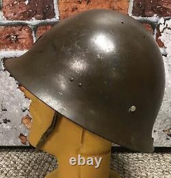 RARE IJA Japanese Imperial Army Type 90 Combat Helmet Original WWII WW2