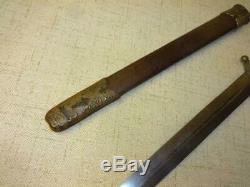 Rare Authentic Pre-wwii Japanese Imperial Navy Dagger Dirk Tortoise Shell Handle