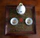 Rare Japanese Army Ww2 Imperial Military Imperial Sake Cup & Bottle Set & Tray