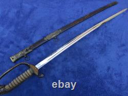 Rare Original Ww2 Japanese Imperial Navy Officer`s Sword And Scabbard
