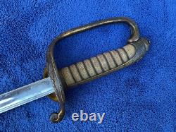 Rare Original Ww2 Japanese Imperial Navy Officer`s Sword And Scabbard