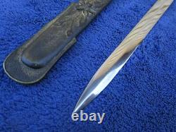 Rare Original Ww2 Japanese Imperial Navy Officer`s Sword And Scabbard