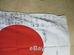 Rare Vintage WW2 Imperial JAPANESE Flag Original NIce one